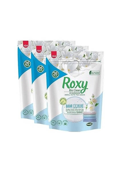 Dalan Roxy Matik Granül Sabun Bahar Çiçekleri 800 gr x 3 Adet