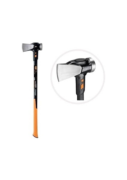 Fiskars Isocore Xxl Balta, Kütükleri Ayırmak ve Çakmak Için, 92 Cm, 5,22 Kg, Siyah/turuncu, 10