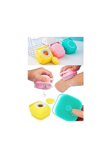 Çok Amaçlı Sabun Hazneli Fırça Kese