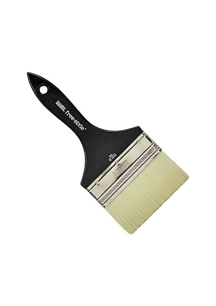 Liquitex Profesyonel Serbest Stil Sentetik Fırça, Düz, Freestyle Xl Fırça, Geniş Düz 4 Inç - Kısa