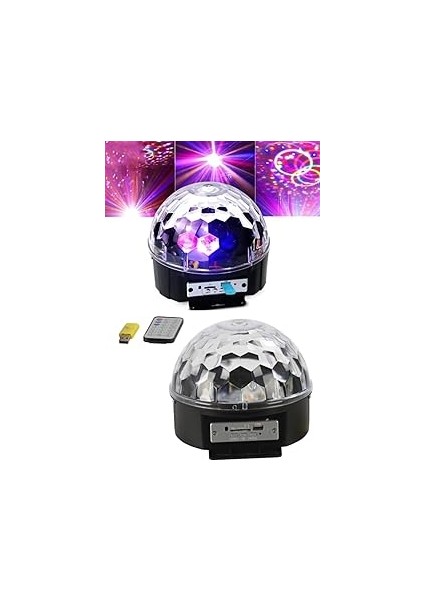 Mobee Sese Duyarlı LED Lazer Disko Topu Parti LED Işık Show