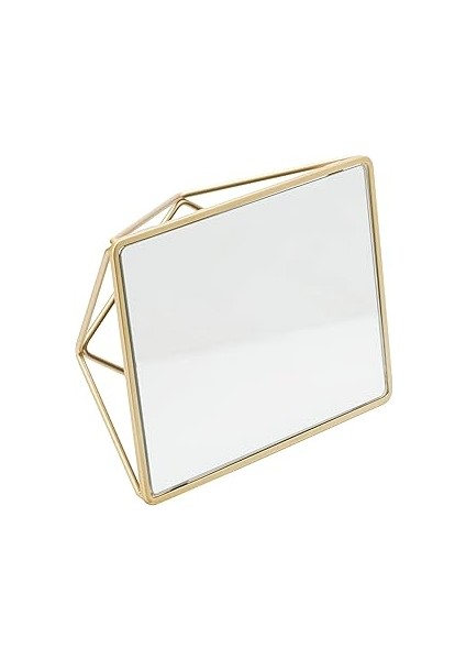 Details Ayaklı Geometrik Makyaj Aynası, Yatay Veya Dikey, Makyaj ve Tıraş Kullanımı, Masa Üstü