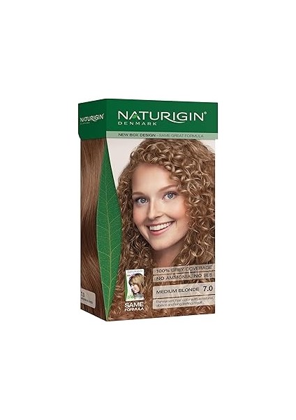 Naturigin Organik Içerikli Saç Boyası 7.0 Doğal Orta Sarı