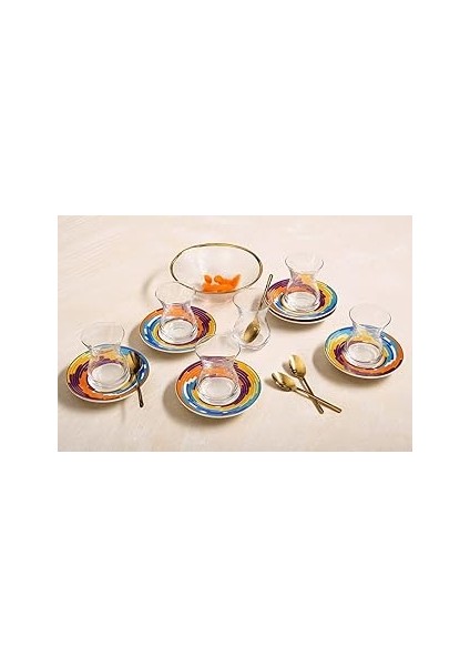 Porland Ruanda 12 Parça 6 Kişilik Çay Takımı