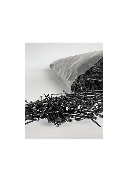 Gürbüz Filografi Filografi Çivisi Siyah Renk Düz Başlı 500 Gram