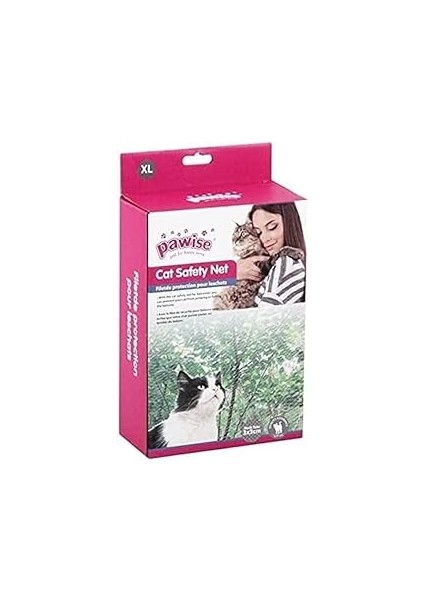 Pawise Kediler Için Balkon ve Pencere Koruma Ağı 3X3M