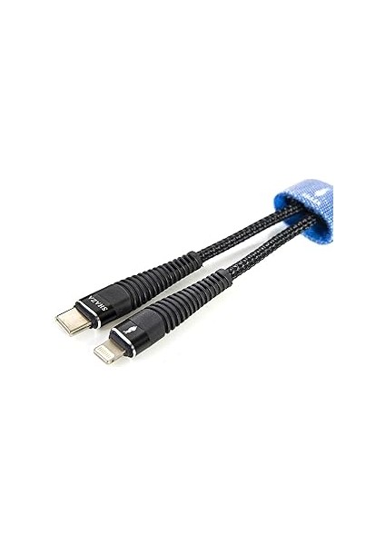 Shaza To Type-C Pd 5A 100W Örgülü Hızlı Şarj ve Data Kablosu 2 Metre