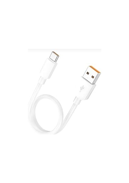 Uygun Elektroni̇k Kısa 30 cm 27W Hızlı Type C Şarj Kablosu USB To Type-C Dönüştürücü Pd Hızlı Şarj D