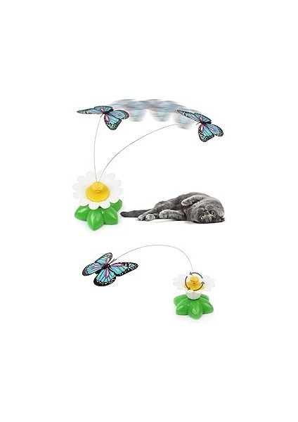 Tineke Hareketli Dönen - Kedi Oyuncağı (Pille Çalışır)