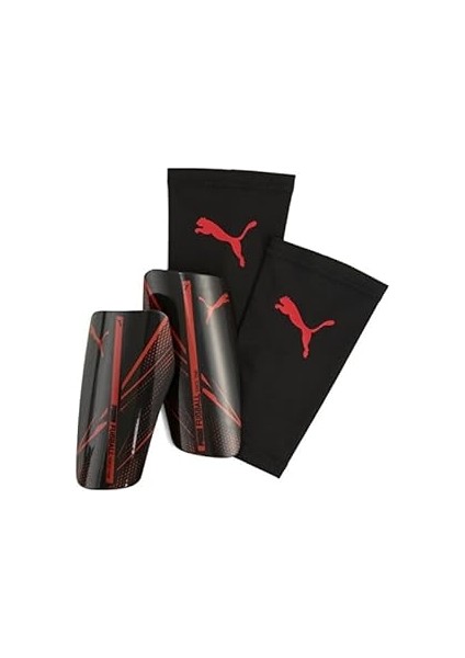 Yetişkin Üniseks Attacanto Sleeve Dirseklik Black-Glowing Red L Eu