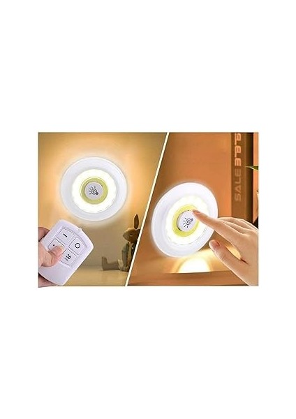 Ucuz Geldi 3lü Kumandalı Kabin LED Set Gece Lambası Mutfak Tezgah Altı Dolap Içi Kabin Altı Banyo A