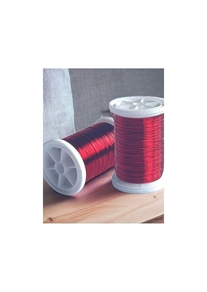 Gürbüz Filografi 0.30 mm (100GR- 150M) Kırmızı Renkli Bakır Filografi Teli