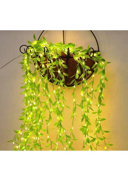 Salkım Yaprak Gün Işığı LED Salkım Sarmalık Işık 3x1 Metre, Şık ve Parlak Aydınlatma