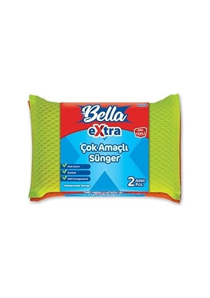 Banat Extra 2'li Çok Amaçlı Sünger