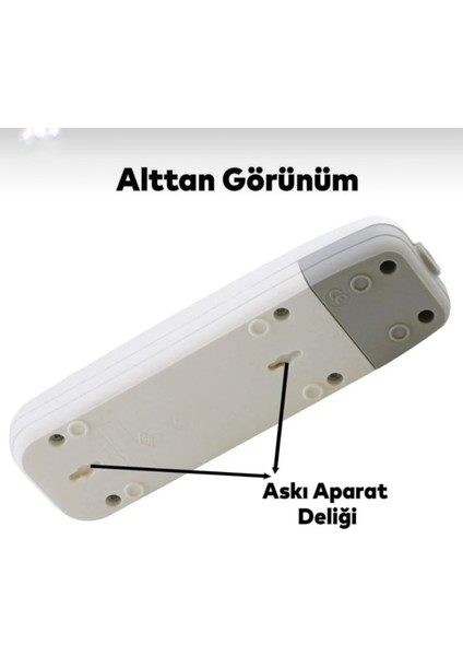 Mutusan Grup Priz 3'lü Anahtarsız Kablosuz Priz Beyaz Üçlü Fiş Kablosuz modelleri