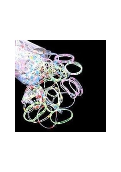 Benim Marifetlerim - Şeffaf Puantiyeli Lastik Toka 100 Adet