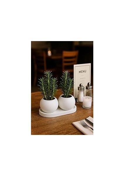 Dekoratif Tepsili Çift Mumluk ve Takı Düzenleyici | 3 Parça Şık Masa Üstü Organizer Seti