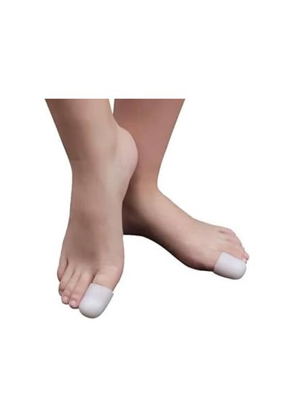 2 Adet Silikon Ayak Başparmak Koruyucu, Kadınlar ve Erkekler Için Silikon Baş Parmak Koruyucu,
