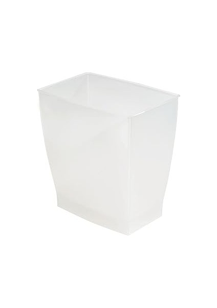 Idesign 64720EU Spa Rechteckiger Mülleimer, 11 Liter, Mattiert