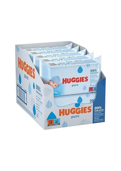 Huggies Bebek Mendili 56 Sayı, 10'lu Paket