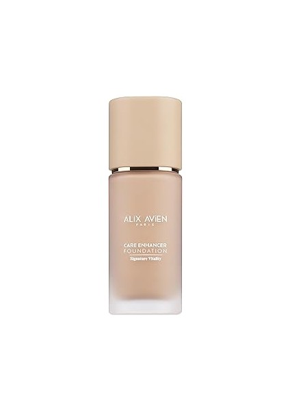 Alix Avien Kırışıklık Karşıtı Nemlendirici SPF30 Parlak Bitişli Fondöten Care Enhancer 808 Warm Amb