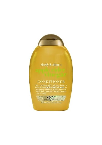 Ogx Işıltı Veren Elma Sirkesi Bakım Kremi Yağlı Saçlar Için 385 ml