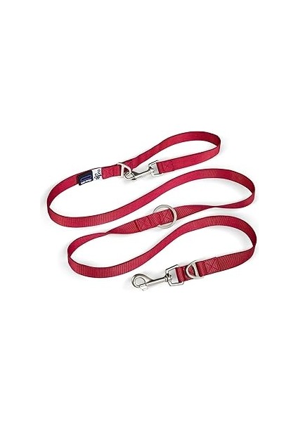 Ayarlanabilen Gezdirme Tasması Naylon Red L