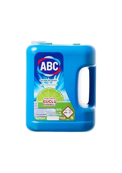 Abc 4'lü Hijyen Sistemi Misket Limon Kokulu Bulaşık Deterjanı 4 kg (1 x 4000 G)