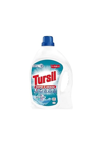 Tursil Yoğun Ferahlık Sıvı Çamaşır Deterjanı 33 Yıkama 2145 ml