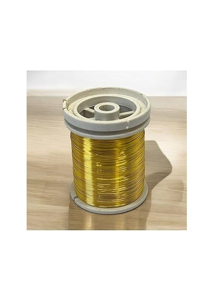 Gürbüz Filografi 0.30MM(30GR-50METRE) Açık Altın Renkli Filografi Teli
