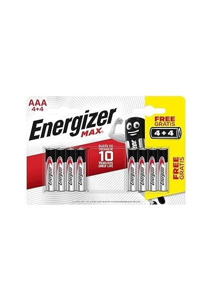Energizer Ince Kalem Pil (Aaa) 4+4 Lu Promosyon