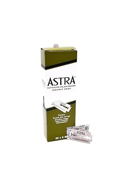 Astra Superior Çift Taraflı Jilet 5X20 Adet