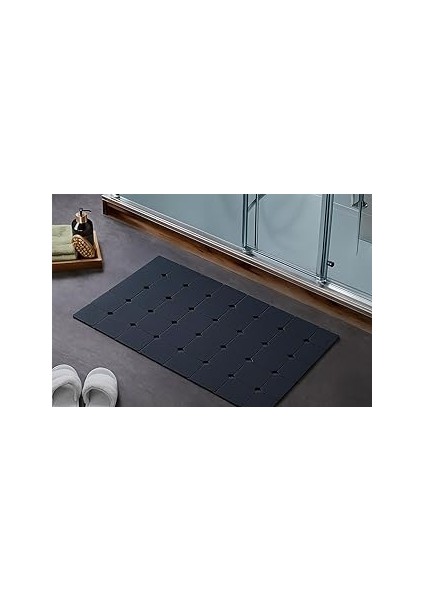 Mallart® Katlanabilir Silikon Kaydırmaz Banyo Paspası – 45X70 Cm, Kaymaz Duş ve Küvet Matı, Bebek D