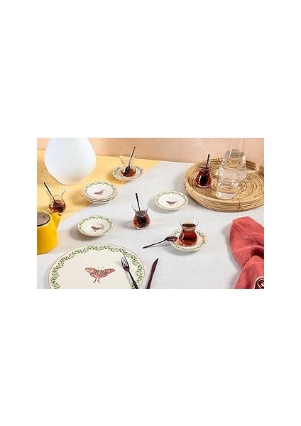 Porland Mirroring 12 Parça 6 Kişilik Çay Takımı