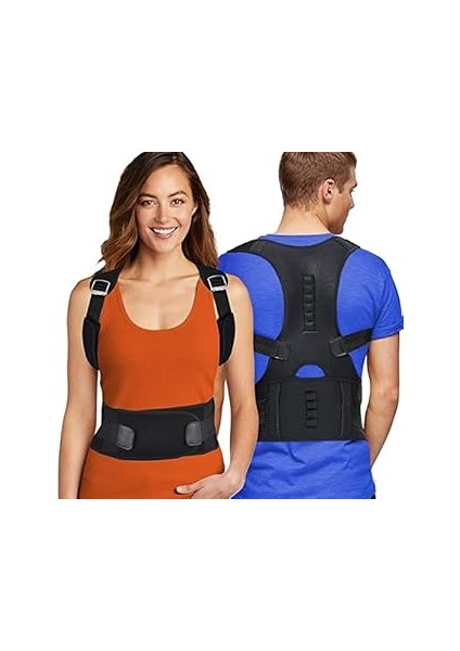 Manyetik Dik Duruş Korsesi Dik Durma Bel Sırt Omuz Aparatı Sporcu Kadın Erkek