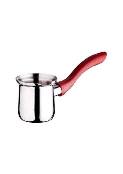 Paslanmaz Çelik Küçük Boy Cezve – Klasik Türk Kahvesi, Süt Isıtma ve Bitki Çayı Hazırlama Için Ergo