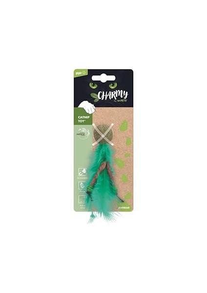 M-Pets Charmy Bugbear Catni̇pli̇ Kedi̇ Oyuncaği Green
