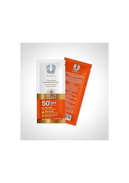 U Health Güneş Kremi 50 Spf 5 Adet 10 gr