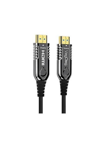 Veggieg 4K 60Hz 18GBPS Hdr Arc Hdcp Fiber Optik HDMI 2.0 Kablo 60 Metre
