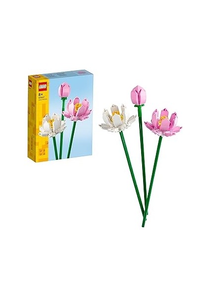 Botanicals Lotus Çiçekleri 40647 - Dekoratif, Koleksiyonluk ve Sergilenebilir Çiçek Modeli Yap