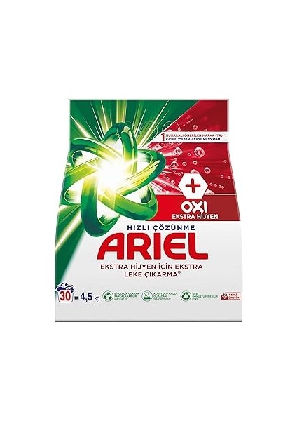 Oxi 4,5 kg Hızlı Çözünme Toz Çamaşır Deterjanı