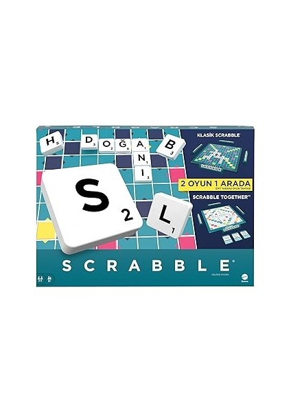 Games Scrabble Scrabble Kutu Oyunu, Aile Boyu Sevilen ve Iki Şekilde Oynanabilen Klasik Keli