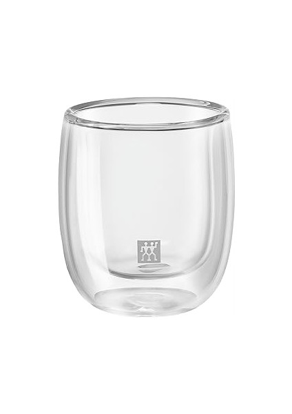 Zwilling Çift Camlı 2'li Espresso Bardak Seti, Şeffaf, 80 ml