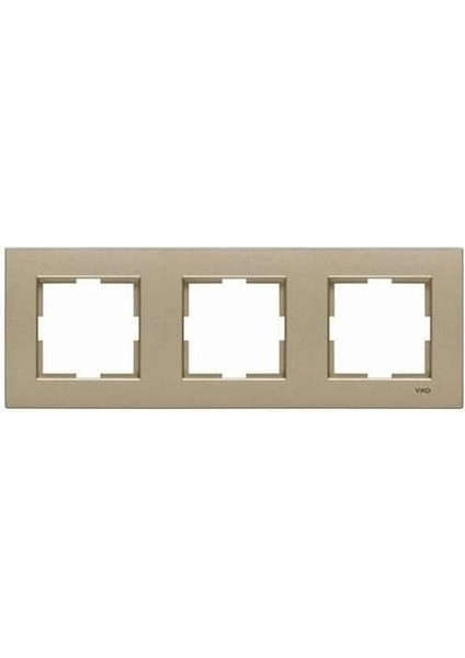 Viko Novella Bronz Üçlü Çerçeve