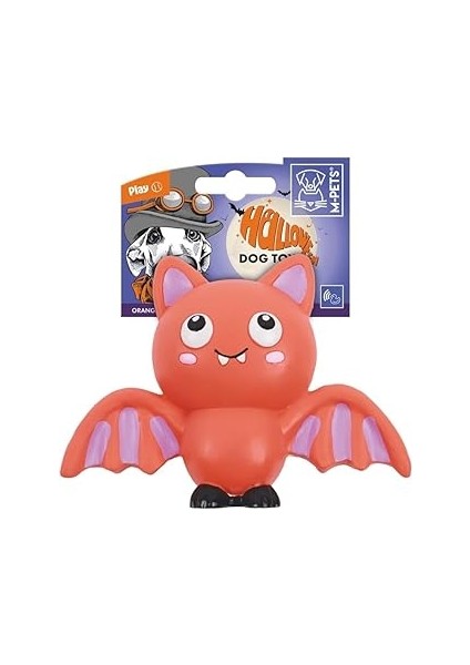 M-Pets Halloween Orange Bat Köpek Oyuncaği