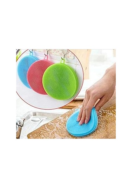 5dm-Silikon Bulaşık Yıkama Fırçası Tükenmeyen (2 Adet)