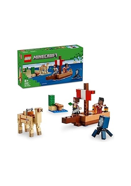 Minecraft Korsan Gemisi Yolculuğu 21259 – 8 Yaş ve Üzeri Macera Oyunları Seven Çocuklar Için K