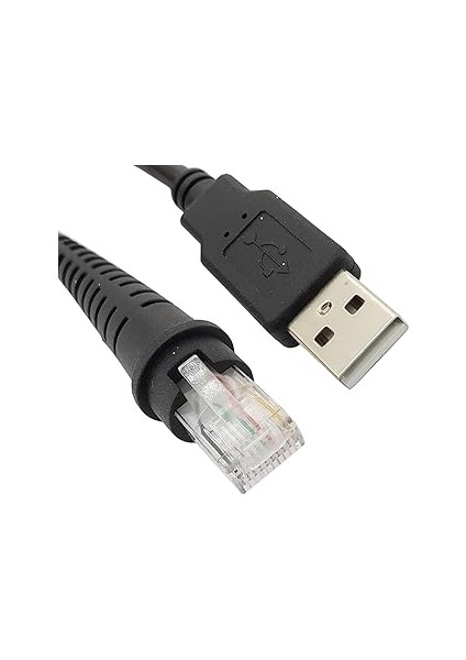 Coverzone Kablosu Ethernet Erkek To USB Barkod Okuyucu ve Pos Cihazları Için Kablo 1,5 Metre