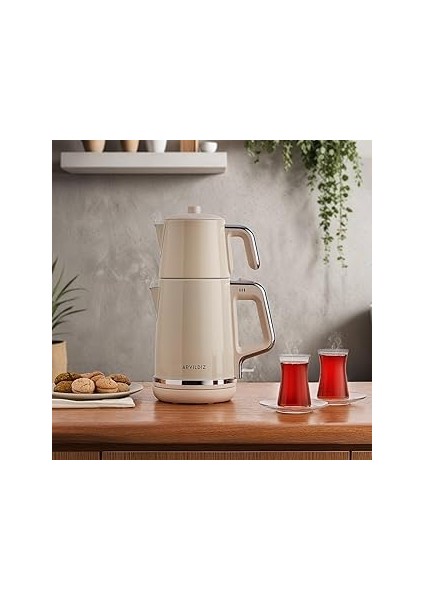 Aryıldız Tea Çay Makinesi Krem