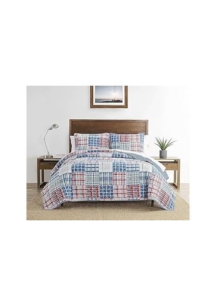 Nautica | Yorgan SETI-100, Ters Çevrilebilir, Tüm Sezon Yatak, Daha Fazla Yumuşaklık Için Önceden Y